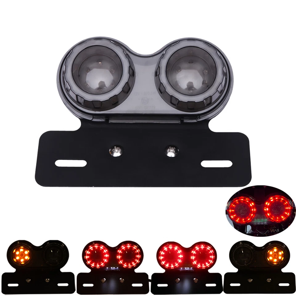 Luces traseras LED de matrícula de freno de señal de giro para Yamaha V Star 1300 1100 650 Foto 1 de 4