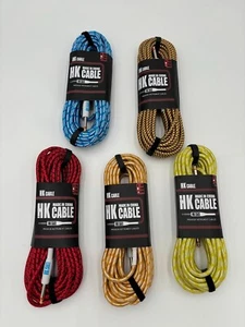 Guitar Cable - 10m (Over 30 ft) - Straight Angle Jacks - Ships from USA - Picture 1 of 11