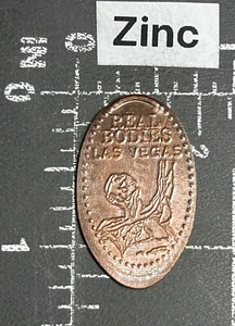 Real Bodies Las Vegas Nevada NV ferro di cavallo casinò allungato pressato schiacciato penny - Foto 1 di 2