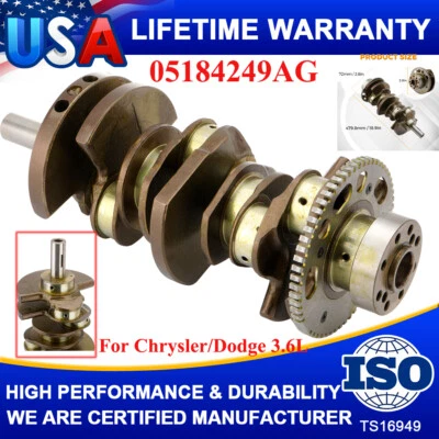 Cigüeñal apto para Chrysler Dodge Charger Avenge Jeep GC RAM 1500 05184249AG Foto 1 de 4