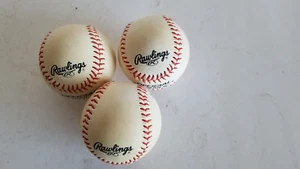 3 Rawlings Official OLB3 League Baseball Excellent Condition - Picture 1 of 6