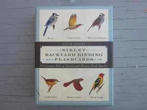 Sibley Backyard Birding Flashcards: 100 - Cards, by Sibley David Allen - Good - Picture 1 of 5