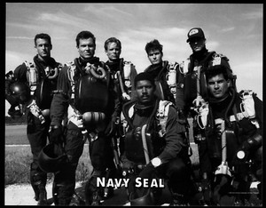NAVY SEALS Original Movie Poster Lobby Card Charlie Sheen Michael Biehn US