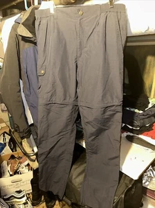 Fjallraven Trousers/ Pants Zipper Cut Off Mens Size 54 Dark Blue - Picture 1 of 6