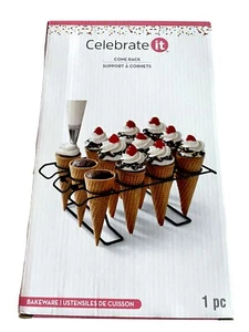 Ice Cream Cone Rack Holder Support Celebrate It Food Crafting Dishwasher Safe - Picture 1 of 2