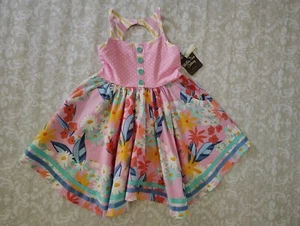 Matilda Jane 6 Dream Chasers Sunny Afternoon Dress Daisy Floral Pink Sleeveless - Bild 1 von 4