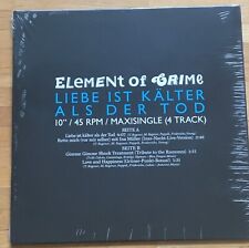 Element of Crime 10" Vinyl Maxi Single Liebe ist kälter als der Tod
