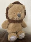 Carters Tan Brown Lion Plush Just One You Rattle Stripe Feet Baby Lovey 66832