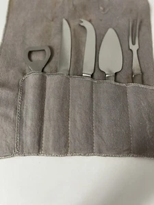 Servierset Coronado Edelstahl. Besteck 5 Teile Messer Kuchen Käse Fleisch Gabel Öffner - Bild 1 von 3
