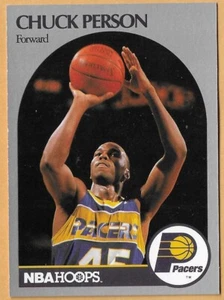 CHUCK PERSON INDIANA PACERS #139 NBA HOOPS 1990-91 - Imagen 1 de 2