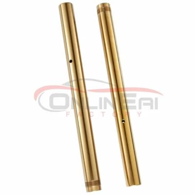 Передняя вилка трубы внутренние трубы пара золото для YAMAHA YZF R1 2004-2006 43 мм x 520 мм - Изображение 1 из 4