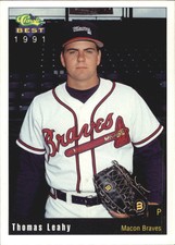 1991 Macon Braves Classic/Best #3 Thomas Leahy