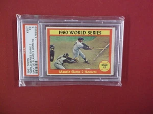 1961 Topps Mickey Mantle # 307 PSA 5 Yankees WS - Mantle Slams 2 Homers - Picture 1 of 4