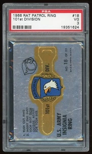 1966 Topps Rat Patrol Ring Card #18 101st Division PSA 3 - Picture 1 of 3