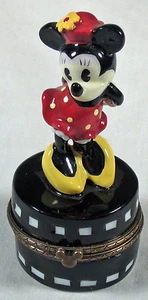 Ceramic Minnie Mouse Pillbox (bottom opens) figurine - Picture 1 of 1