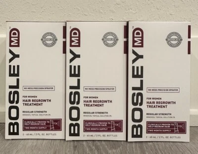 Bosley MD For Women Hair Regrowth Treatment Regular Strength 2oz. 03/24 - Image 1 of 3