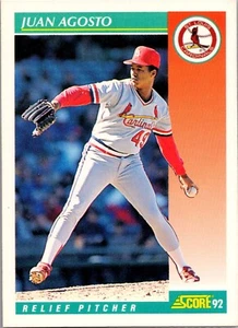 1992 Score Baseball - #329 Juan Agosto - Picture 1 of 2