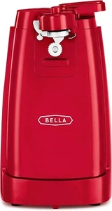 Electric Can Opener and Knife Sharpener, Multifunctional Jar and Bottle Red - Picture 1 of 7