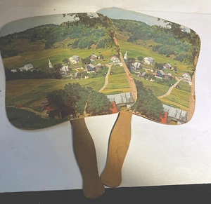 Vintage Advertising Paper Hand Fans Capital Club Davenport IA Litho USA - Bild 1 von 15