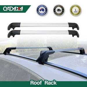 1 Pair Aluminum Cross Bar for Lexus RX300 2017-2022 Clamp in Flush Rail - Picture 1 of 10