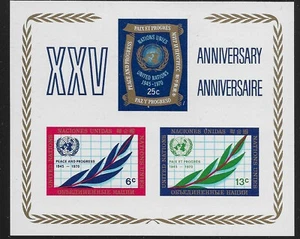 UN Scott #NY 212, Souvenir Sheet 1970 Complete Set FVF MNH - Picture 1 of 1