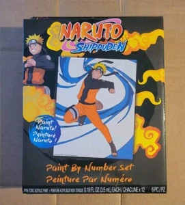 Naruto Shippuden Paint By Numbers Canvas Set  - Picture 1 of 2