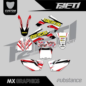 Graphics Kit To Fit Honda CRF 250 CRF250 2006 2007 2008 2009 - Picture 1 of 3