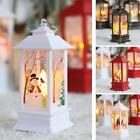 Home Christmas Santa Claus Wind Lights Lantern - Xmas Gift For Ornaments U4G2