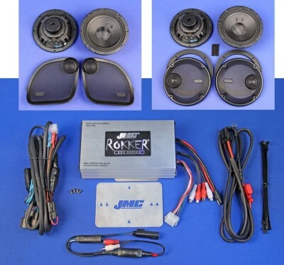 J&M ROKKER 1000w 4-Spkr/Amp Kit HD RoadGlide Ultra 16 - 24 - RKT6-1000HR16-UL4 — 第 1/4 张图片