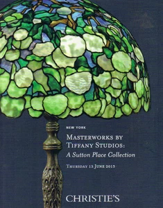 CHRISTIE’S TIFFANY STUDIOS MASTERWORKS Sutton Place Collection Catalog 2013 - Imagen 1 de 1