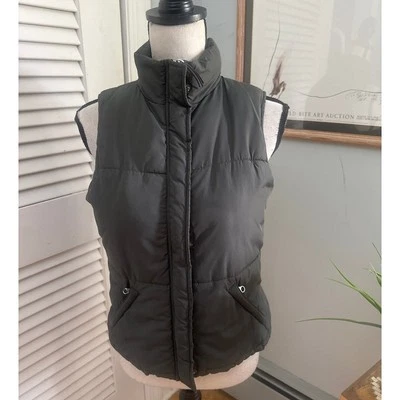 Chaleco acolchado GARNET HILL para mujer XS cremallera completa verde oscuro exterior Gorpcore informal  Foto 1 de 4