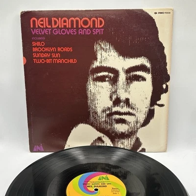 Neil Diamond Velvet Gloves And Spit LP Vinyl Album Record Pop Folk World Music Foto 1 de 4