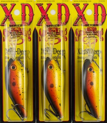 (LOTE DE 3) STRIKE KING PRO MODELO SERIE 6XD 1OZ HC6XD-703 PLÁTANO MANCHADO B8231 Foto 1 de 3