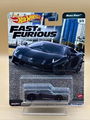 Nuevo Lamborghini Aventador 2020 Hot Wheels Premium Euro Fast & Furious cupé Foto 1 de 2