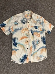 Quicksilver Hawaii Button Down Hemd Blumen Urlaub Xl Herren Kreuzfahrt Sommer - Bild 1 von 3