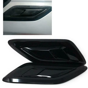Black L+R Hood Vents Bonnet Hood Air Vent Molding For 18-22 Range Rover Sport - Picture 1 of 6