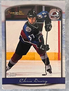 1999-00 Topps Premier Plus NNO Chris Drury Jumbo Checklist Avalanche - Bild 1 von 2