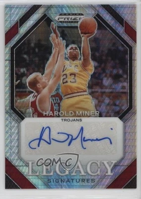 2024 Panini Prizm Draft Picks Legacy Signatures Hyper Harold Miner #LS-HMN Auto - Image 1 of 2