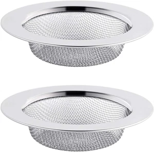 Set Di 2 Filtro Lavello Cucina in Acciaio Inossidabile, Cucina Sink Strainer Da - Foto 1 di 12