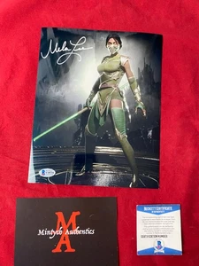 Foto firmada autografiada por Mela Lee de 8x10 Mortal Kombat Jade Beckett certificado de autenticidad - Imagen 1 de 1