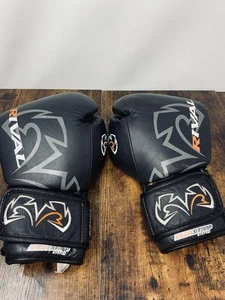 Rival RS10V Boxing Sparring Gloves 14 oz Black - Picture 1 of 8