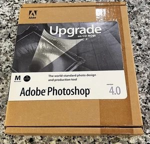 Adobe Photoshop 4.0 on CD 2 Disc (Upgrade) - Picture 1 of 4