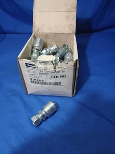 Parker 1FU43-6-6 Crimp auf FM Schwenkbeschläge Stck 25 Gabelstapler Traktor  - Bild 1 von 5