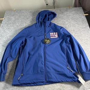 New York Giants Jacke Herren 2XL blau NFL Football Kapuze Softshell Full Zip - Bild 1 von 10