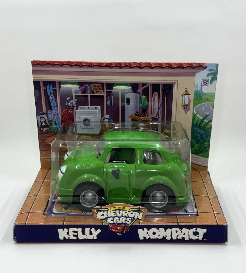 The Chevron Cars Green Kelly Kompact Car Vehicle 1998 New Sealed - Image 1 of 4