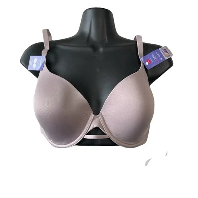 Hanes Bra Size Large ComfortFlex Fit Dreamwire T-shirt Bra MHG563 Warm Steel - Image 1 of 4