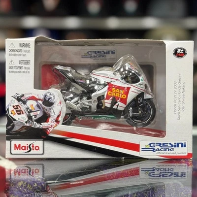Modelo escala 1/18 Maisto Gresini Racing Honda 'San Carlos Racing Shinya Nakano' Foto 1 de 3