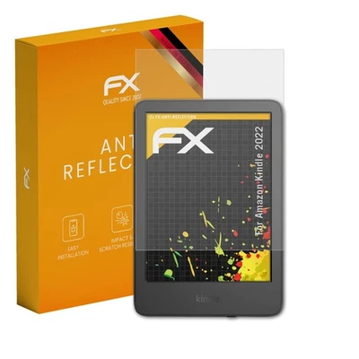 atFoliX 2x Screen Protection Film for Amazon Kindle 2022 matt&shockproof - Image 1 of 4