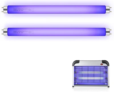 T8 F10W Fly Killer Replacement Bulbs 13in UV Light Bulb Tube for 20W Electric Fl - Image 1 of 4
