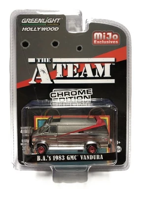 Chase! Greenlight 1:64 The A-Team" BA's 1983 GMC Vandura Chrome Edition 51225 - Image 1 of 2